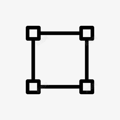 节点绘图图标svg_新图网 https://ixintu.com 工具 绘图 缩放 节点 设计