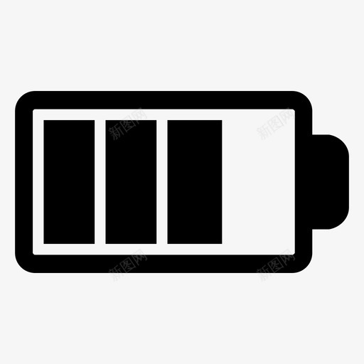 电池电池充电高图标svg_新图网 https://ixintu.com 电池 电池充电 高