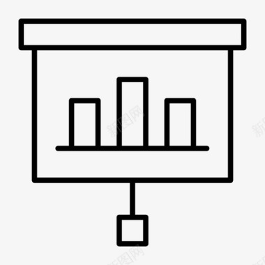 屏幕业务图表图标图标