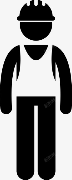 建筑职业产业衣服产业工人雇员建筑房地产人的工作和职业图标高清图片