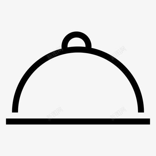 食品烹饪菜肴图标svg_新图网 https://ixintu.com 烹饪 菜肴 购物电子商务线图标 酒店 食品 餐厅