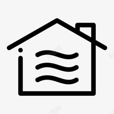 室内取暖器家房子图标图标