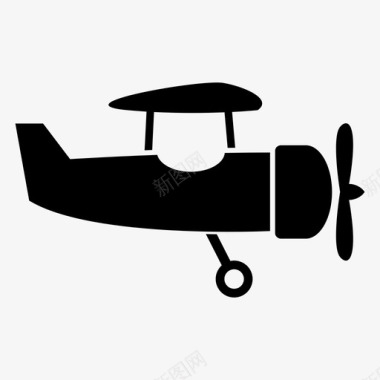 道具飞机经典玩具图标图标