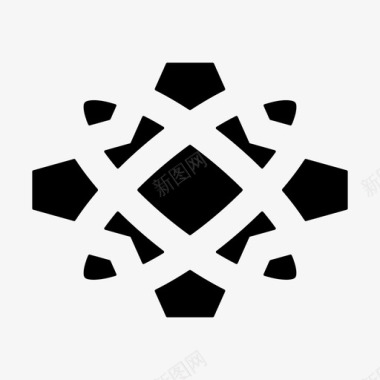 伊斯兰图案阿拉伯花纹艺术图标图标