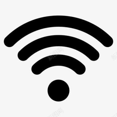 wifi信号通信互联网图标图标