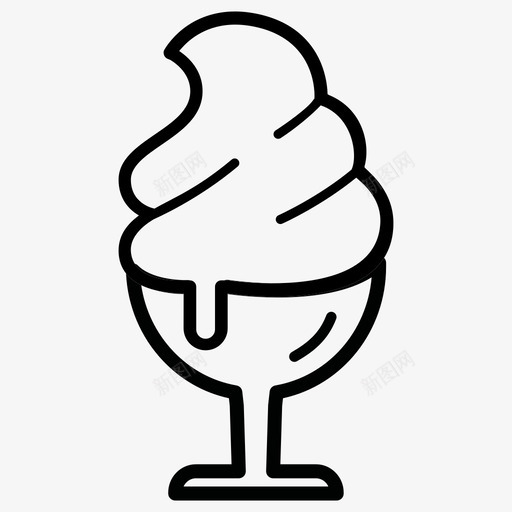 冰淇淋食品软装图标svg_新图网 https://ixintu.com 冰淇淋 冰淇淋甜品系列 夏季 甜品 软装 食品