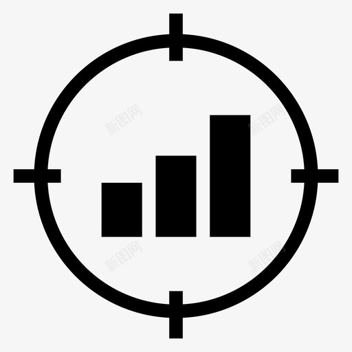 目标图表分析业务图标svg_新图网 https://ixintu.com 业务 分析 图表 搜索引擎优化营销字形图标 目标图表 统计