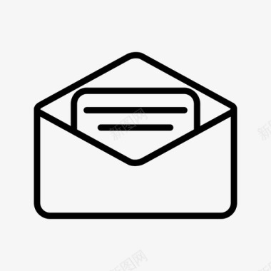 电子邮件对话信封图标图标