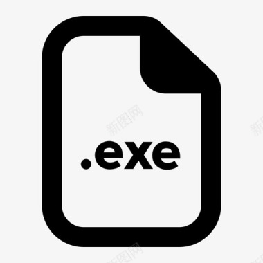 exe文件文档扩展名图标图标