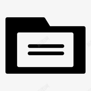文件电子邮件文件夹图标图标