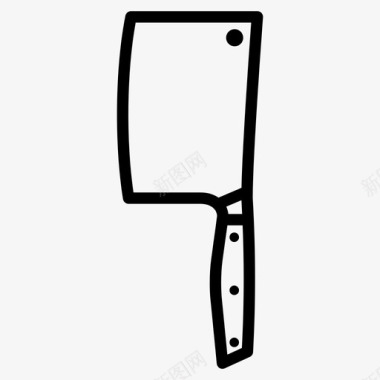 切肉刀厨师食物图标图标