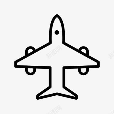 飞机旅行运输图标图标