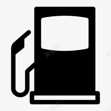 煤气站燃油泵油箱图标图标