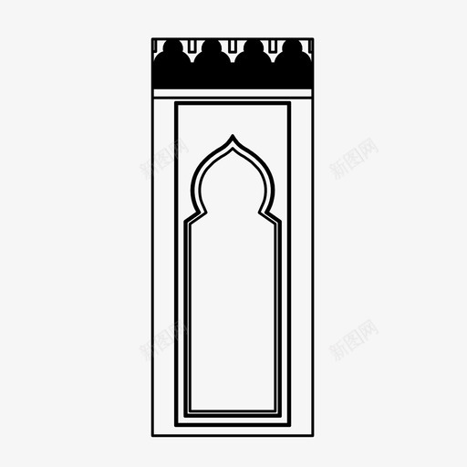 伊斯兰窗户阿拉伯式建筑装饰品图标svg_新图网 https://ixintu.com 伊斯兰窗户 图案 装饰品 阿拉伯式建筑