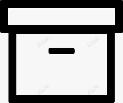 档案盒子定向图标包svg_新图网 https://ixintu.com 定向图标包 档案 盒子