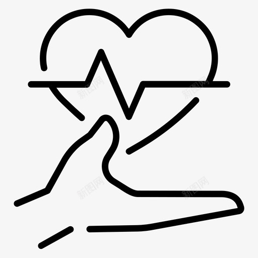 医疗保健有氧运动健身图标svg_新图网 https://ixintu.com 健身 医疗保健 各种静脉输液 心脏 有氧运动