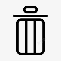 移动垃圾桶垃圾桶删除垃圾图标高清图片