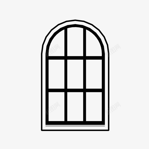 窗口框架玻璃窗图标svg_新图网 https://ixintu.com 主页 多窗格窗口 框架 玻璃窗 窗口 视图