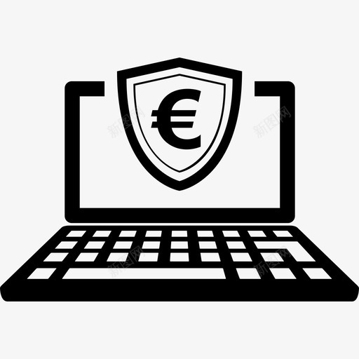 安全欧洲笔记本电脑在线支付图标svg_新图网 https://ixintu.com 在线 安全欧洲笔记本电脑 支付 电子商务