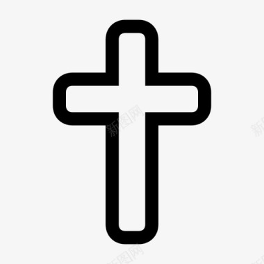 十字架圣经祈祷图标图标