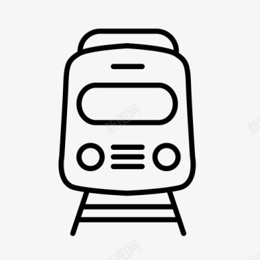 火车快车地铁图标图标