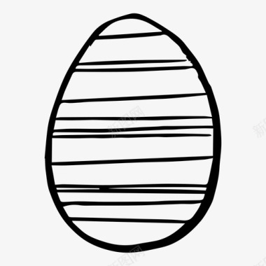 复活节彩蛋食物图标图标