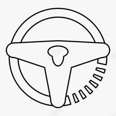 方向盘汽车驱动器图标图标