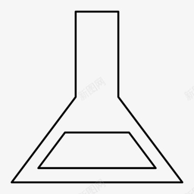 锥形瓶化学教育图标图标