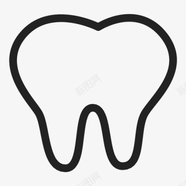 牙齿臼齿口腔图标图标