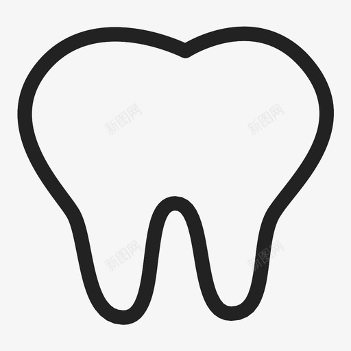 牙齿臼齿口腔图标svg_新图网 https://ixintu.com 口腔 牙齿 臼齿