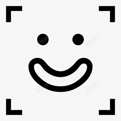 人脸识别人脸检测面部识别图标svg_新图网 https://ixintu.com 人脸检测 人脸识别 侧面照片 微笑 肖像照片 面部识别