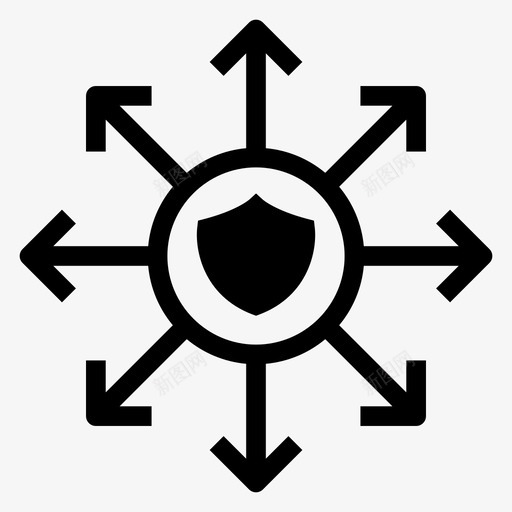 传播保护锁定安全图标svg_新图网 https://ixintu.com 传播保护 安全 搜索引擎优化营销符号图标 锁定 防护