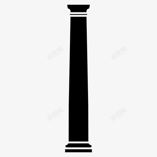 柱建筑历史图标svg_新图网 https://ixintu.com 历史 建筑 柱