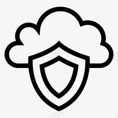 云保护锁安全图标图标