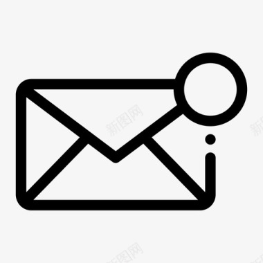 电子邮件通知电子邮件提醒提醒图标图标