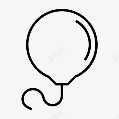 气球空气乐趣图标图标