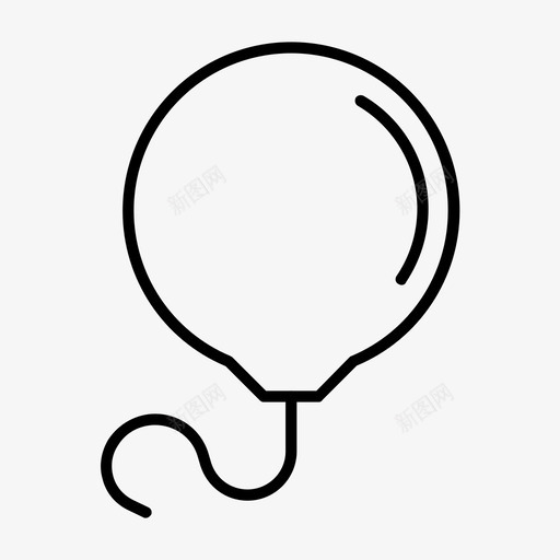 气球空气乐趣图标svg_新图网 https://ixintu.com 乐趣 气球 氢气 游戏 空气