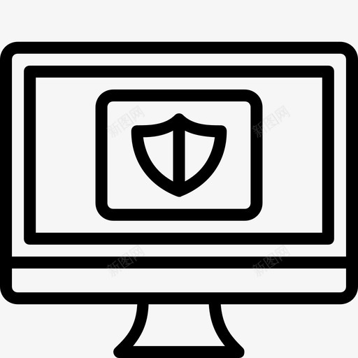 安全计算机功能mac图标svg_新图网 https://ixintu.com mac pc 功能 安全计算机 计算机功能大纲集合