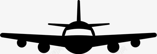 飞机航空旅行运输图标图标
