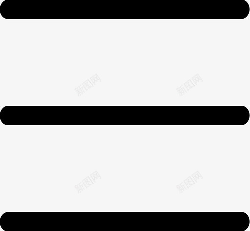 汉堡包菜单更多图标svg_新图网 https://ixintu.com 三行 更多 汉堡包 用户界面线图标 菜单