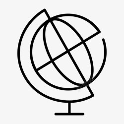 精细的用户界面地球仪表球仪宇宙图标高清图片
