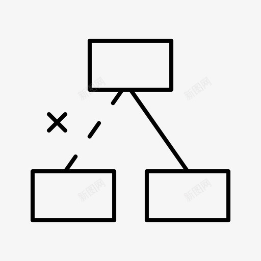 重新分配连接其他图标svg_新图网 https://ixintu.com 其他 连接 重新分配