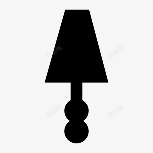 室内灯照明灯罩图标svg_新图网 https://ixintu.com 室内灯 家具 灯 灯罩 照明