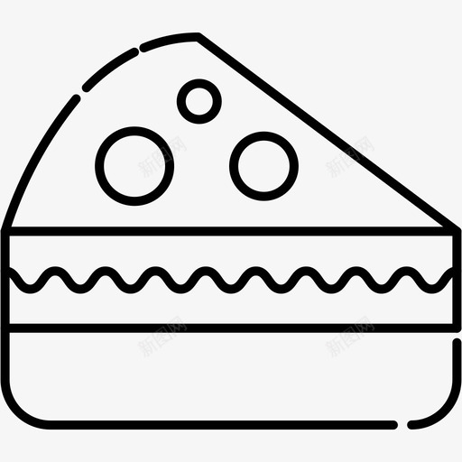 蛋糕食物提拉米苏图标svg_新图网 https://ixintu.com 咖啡店 提拉米苏 蛋糕 食物