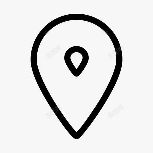 地图图钉定位地图位置图标svg_新图网 https://ixintu.com 地图位置 地图图钉 地图点 地点 定位 我的位置