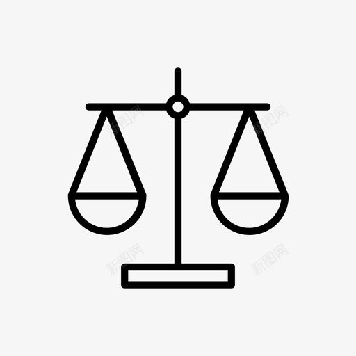 规模公平公正图标svg_新图网 https://ixintu.com 公平 公正 商业图标 规模