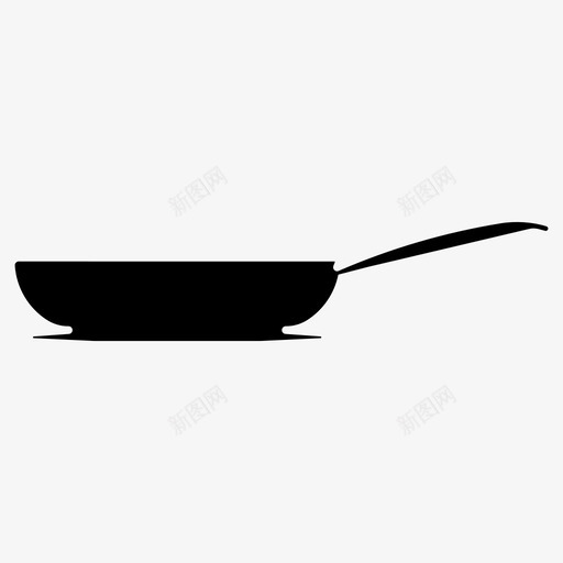 锅厨师烹饪图标svg_新图网 https://ixintu.com 厨师 厨房元件 烹饪 煎锅 锅 食物 饭菜