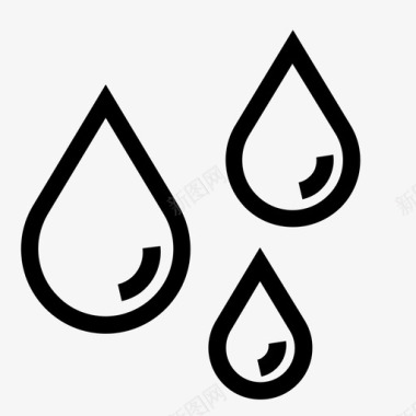 水滴基本ui图标图标