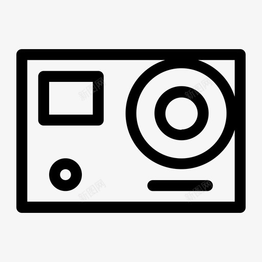 goproactioncam图标svg_新图网 https://ixintu.com action cam gadget gopro 技术设备gadgets 视频