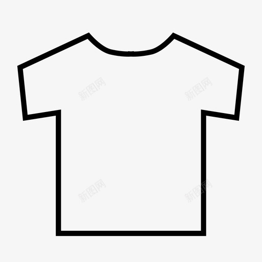 衬衫服装T恤图标svg_新图网 https://ixintu.com T恤 品牌 服装 衬衫